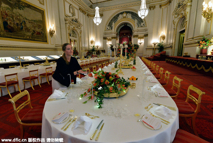 A behind-the-scene look at Buckingham Palace