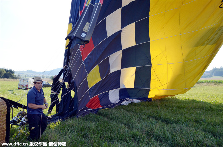 Hot air balloon festival kicks off in Czech Republic