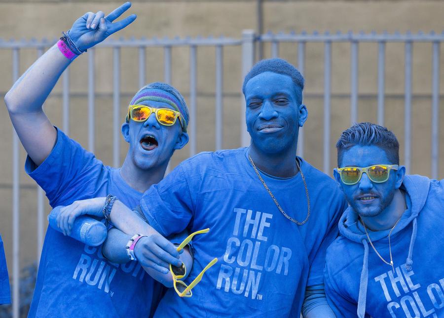 Color Run attracts fun-loving runners in Brussels