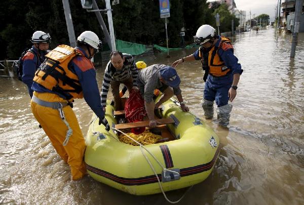 Unprecedented rain in Japan unleashed heavy floods