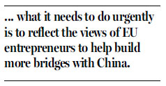 EU should help build more bridges with China