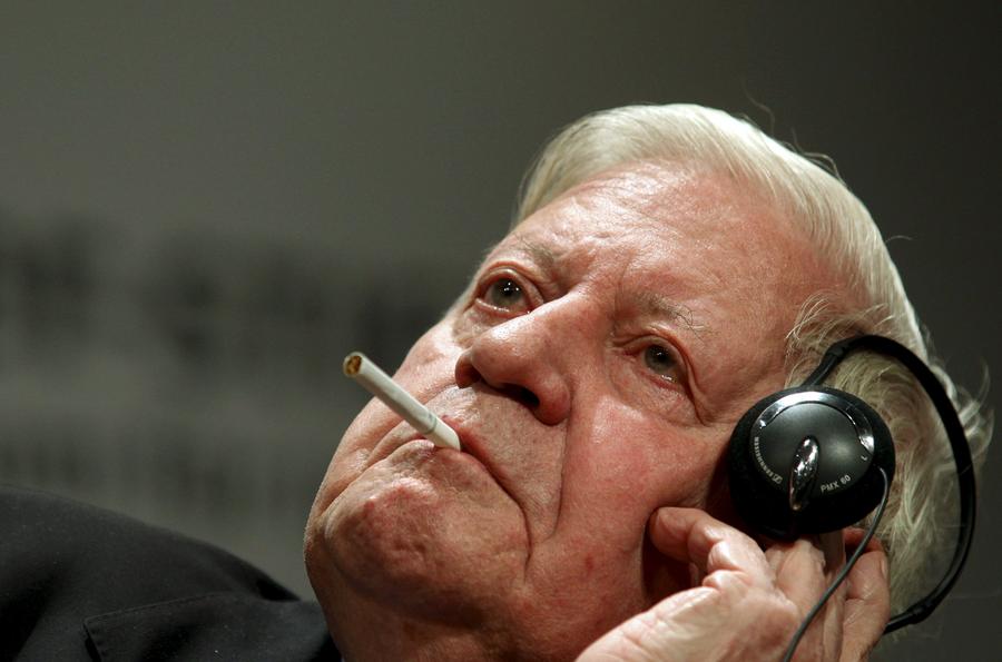 Archive pictures of Helmut Schmidt