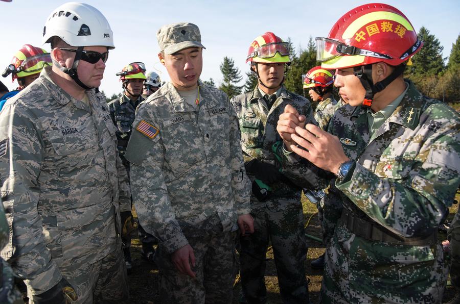 China, US attend drill on disaster relief operations in Seattle