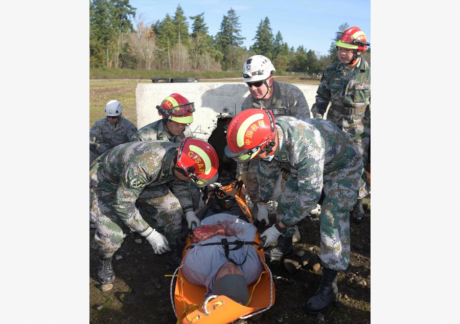 China, US attend drill on disaster relief operations in Seattle