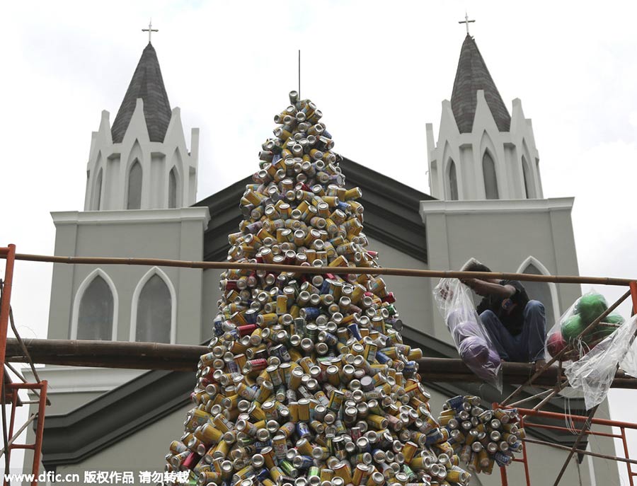 Whatever the shape or size of a tree, Merry Christmas!