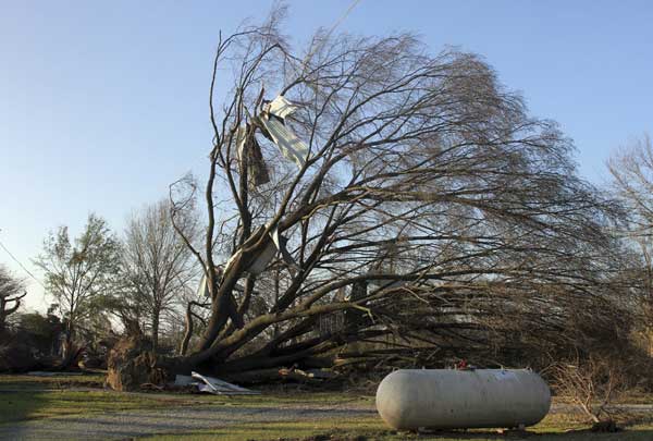 At least 11 killed as storms, tornadoes hit southern US states