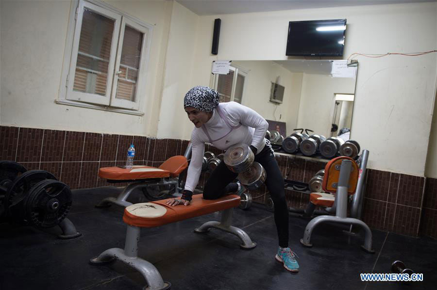 Iron woman: first female body builder in Egypt