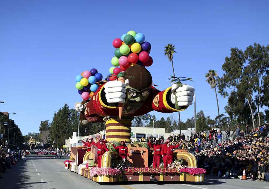 127th Tournament of Rose Parade celebrated to embrace 2016