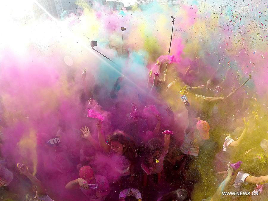 Annual Color Manila Run held in Philippines