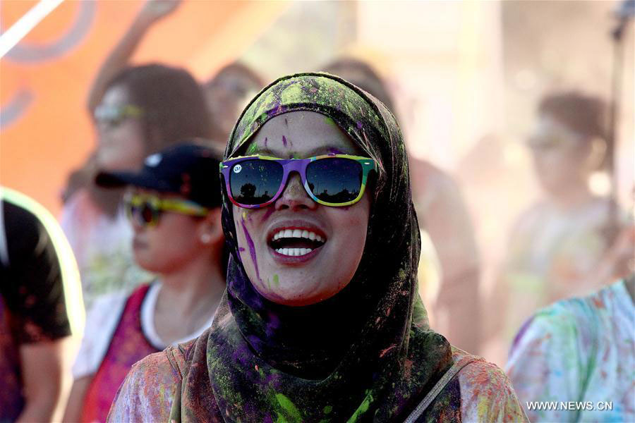 Annual Color Manila Run held in Philippines