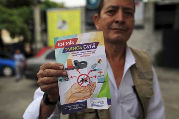 WHO estimates up to 4 mln infected by Zika virus in the Americas