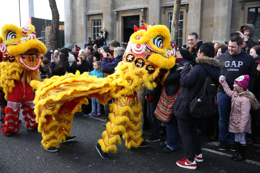 Chinese Lunar New Year marked in central London