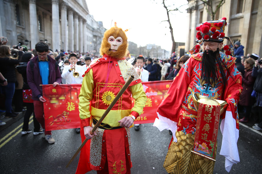 Chinese Lunar New Year marked in central London