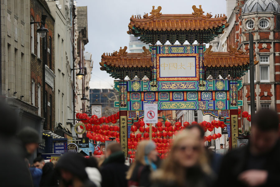 Chinese Lunar New Year marked in central London