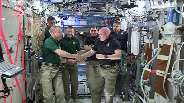 Space station crew back on Earth after record US spaceflight