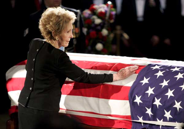 Former US First Lady Nancy Reagan dies at 94