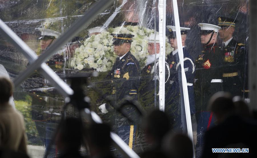 Former US first lady Nancy Reagan's funeral held in California