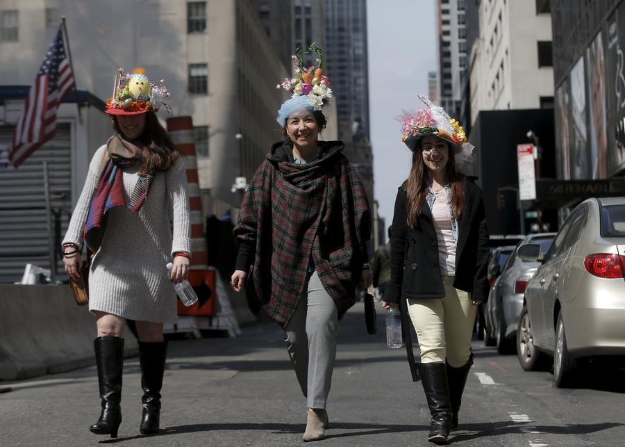 Easter Parade and Bonnet Festival brings fancy headwear to NYC