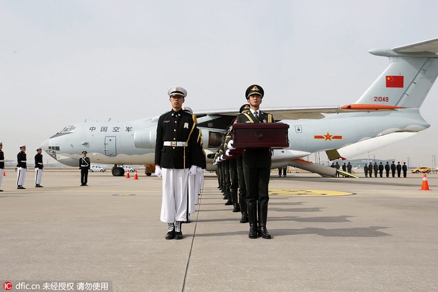 South Korea returns remains of Chinese soldiers lost in Korean War