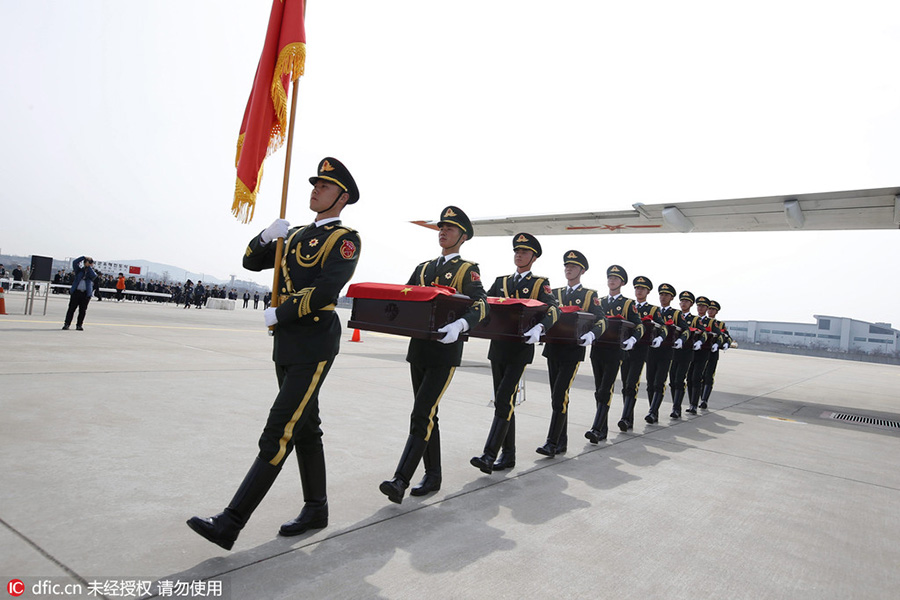 South Korea returns remains of Chinese soldiers lost in Korean War