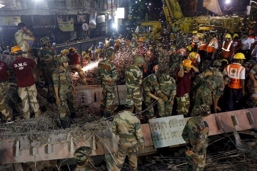 20 killed, 150 injured in flyover collapse in eastern India