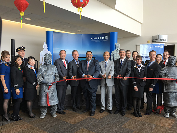 Direct flight links Silicon Valley to Silk Road city Xi'an