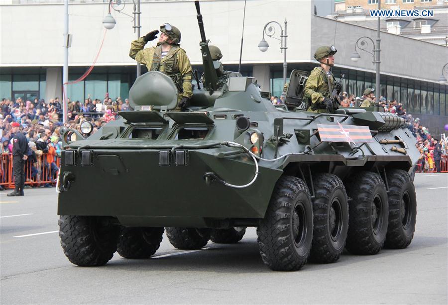 Victory Day parade held in Russia's Vladivostok