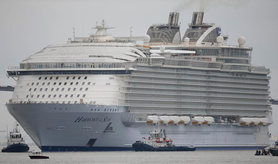 Biggest cruise ship handed over