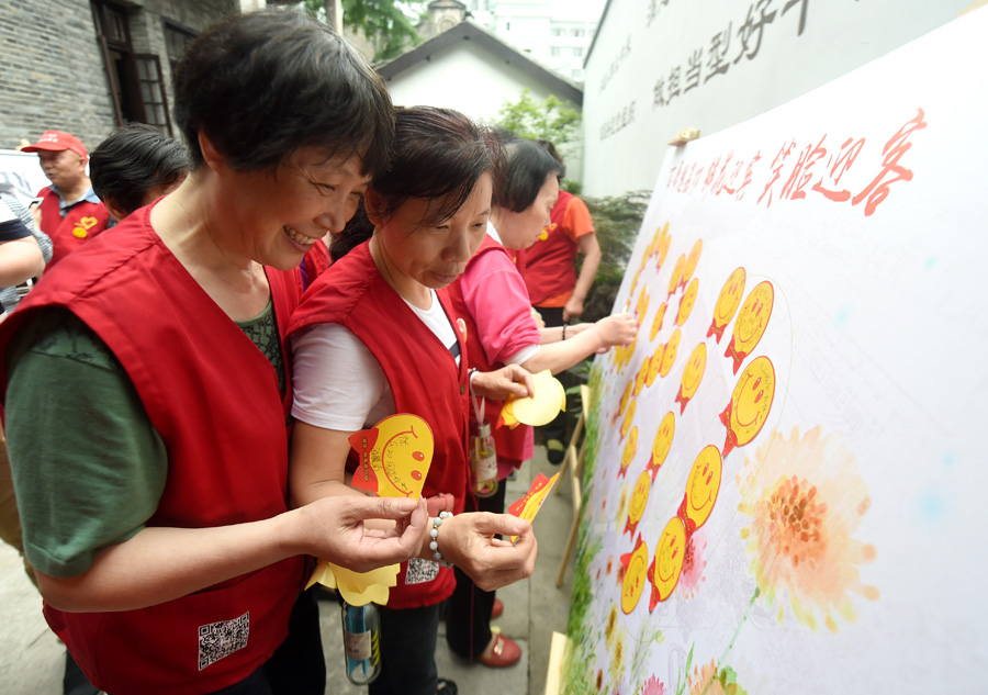 Residents in Hangzhou ready to greet G20 Summit