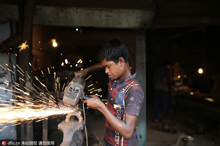 Carrying bricks to selling carrots: Life of child laborers