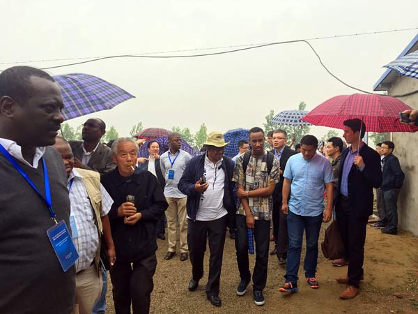 African agricultural officials visit China's countryside