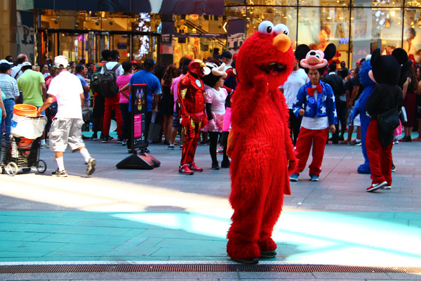 Stay in line, Ironman! Times Square cracks down on characters