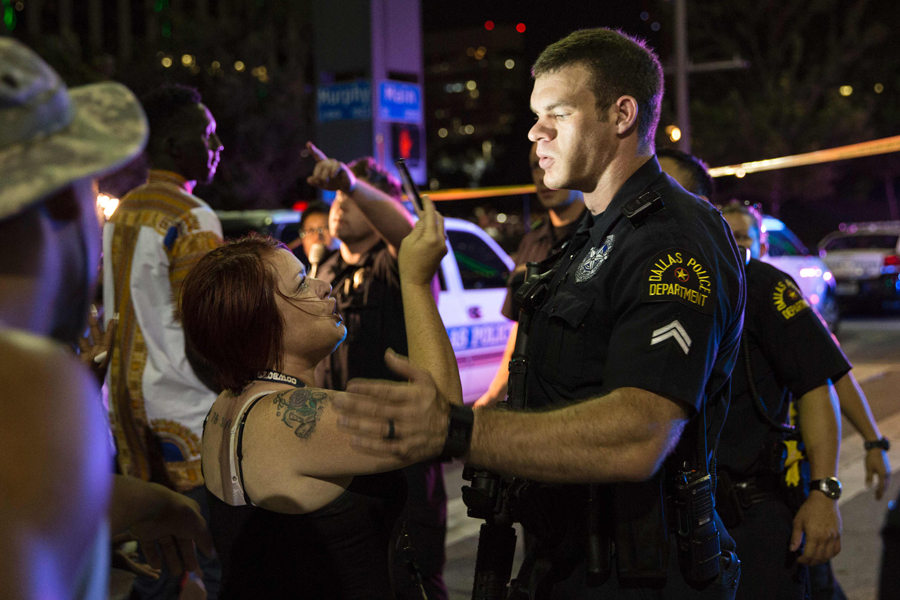 Four officers killed, seven wounded in Dallas shooting protest