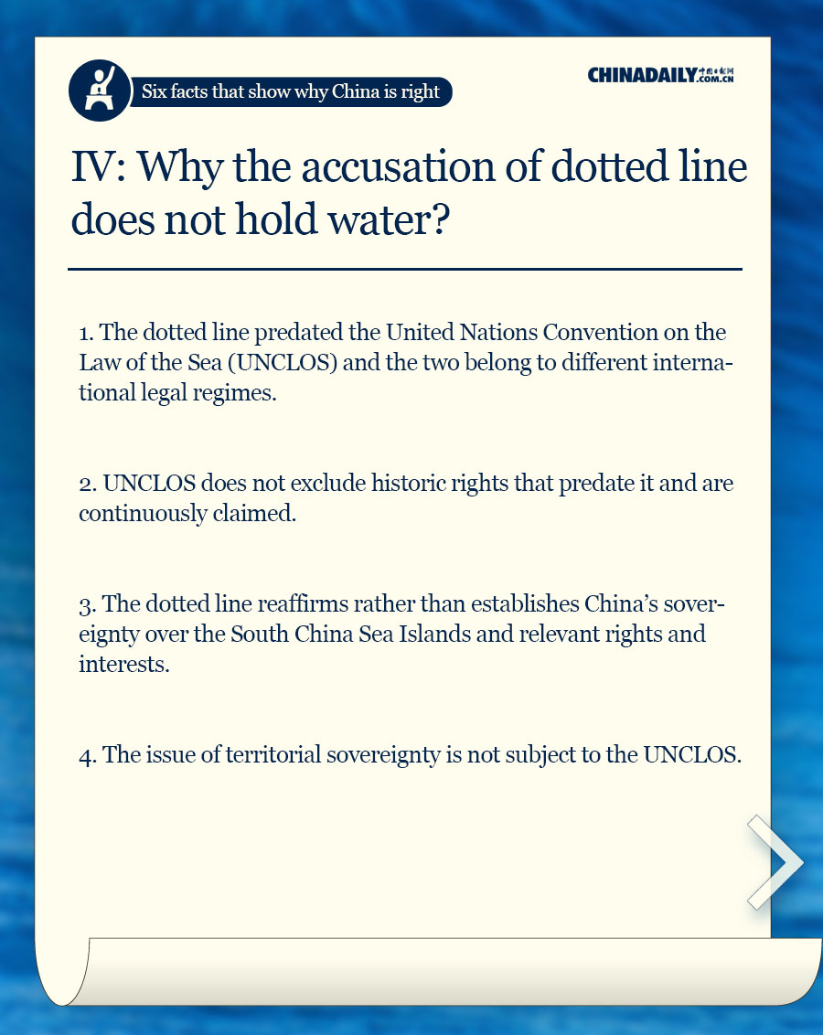 Why the accusation of dotted line does not hold water?