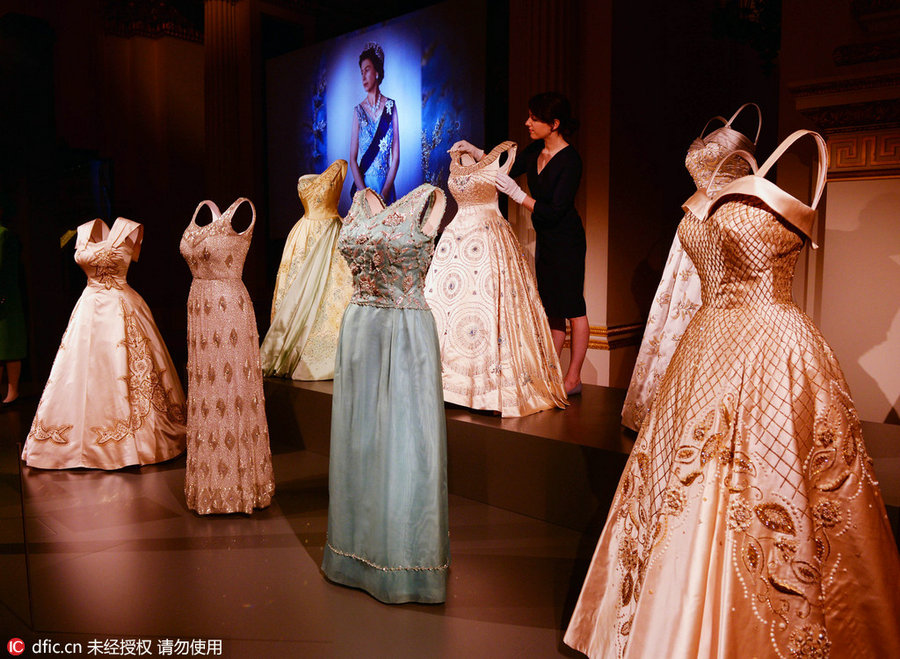 UK Queen Elizabeth's fashion through the ages goes on display