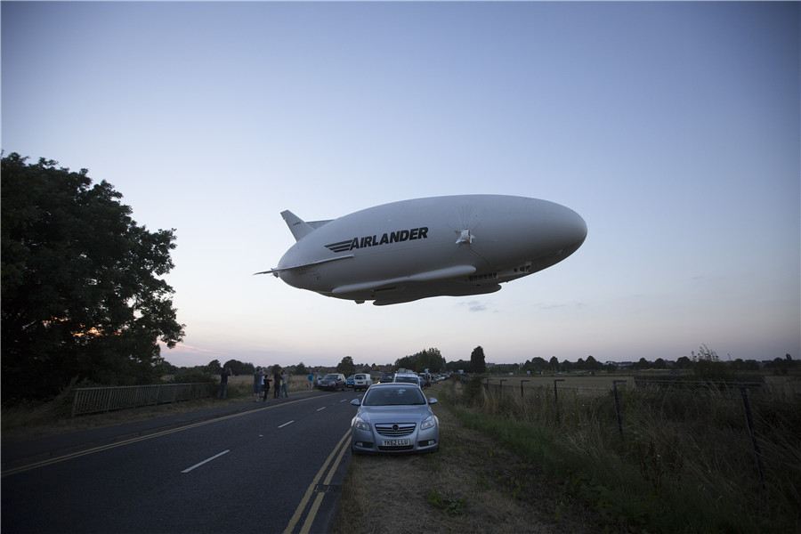 'Flying Bum' edges out of hangar before debut flight