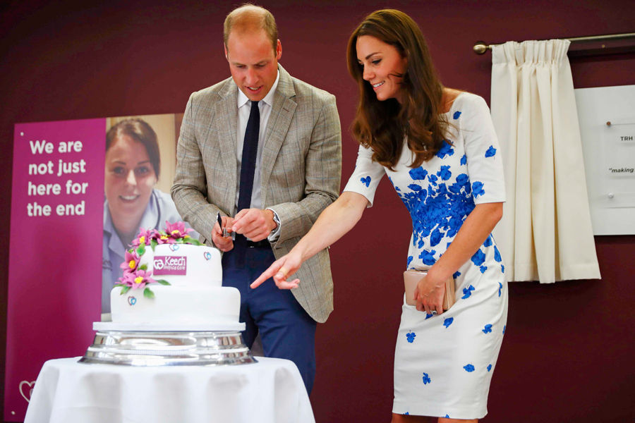 Prince William and Kate visit charity orgarnization in Luton