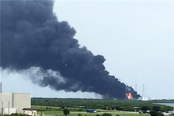 Rocket explodes on launch pad in blow to Elon Musk's SpaceX