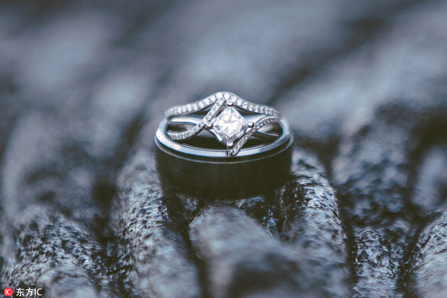 A 'red wedding' in front of flowing lava