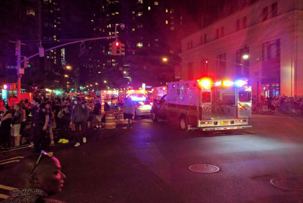 At least 25 reportedly injured in New York blast