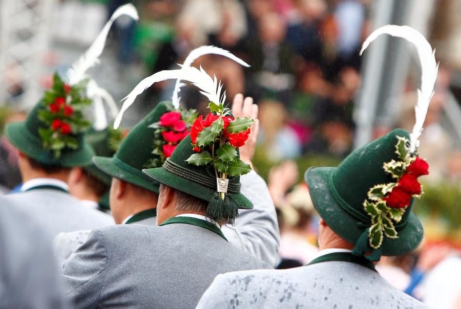 Oktoberfest parade held in Munich