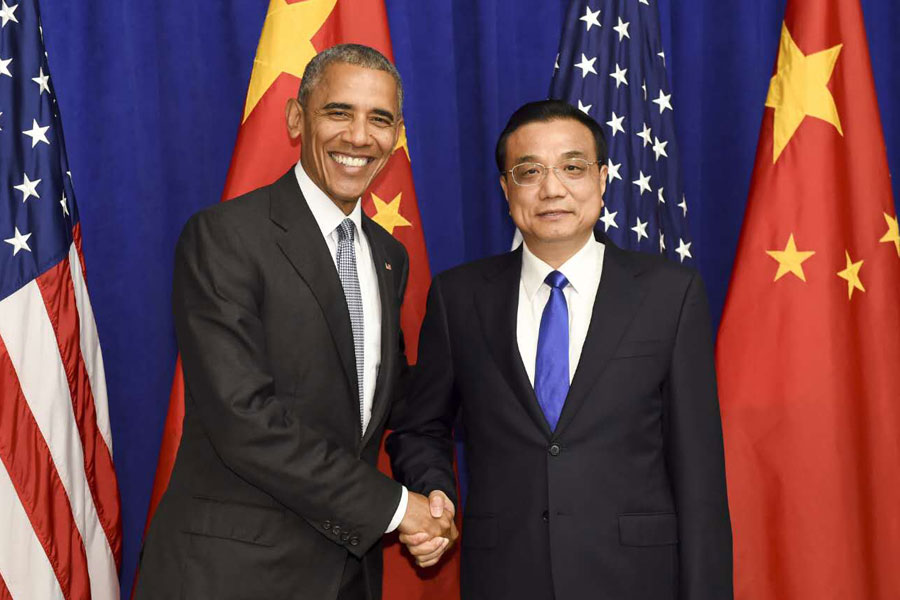 Chinese premier meets US president in New York