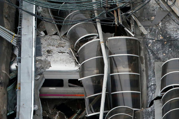 New Jersey train rams into station, kills bystander, injures 108 others