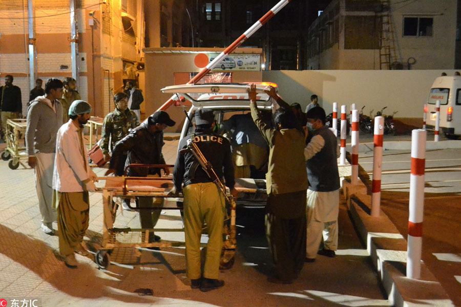 59 killed in attack on police academy in Pakistan