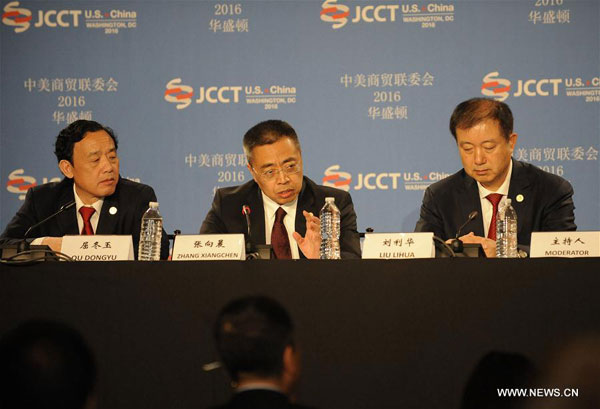 China, US expect more cooperation in next JCCT