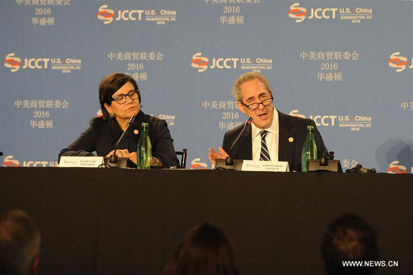 China, US expect more cooperation in next JCCT