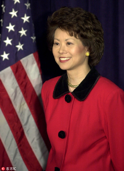 Media Reports: Trump to name Elaine Chao Transportation secretary
