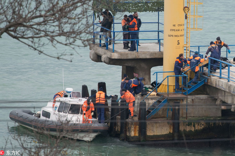 Bodies of Russian plane crash victims found near Sochi