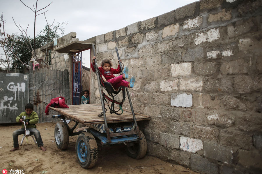 Faces in poverty-ravaged Gaza Strip