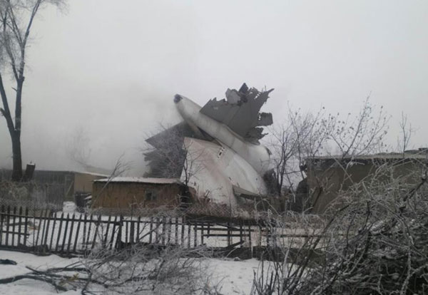 Turkish cargo jet crash kills 37 in Kyrgyzstan